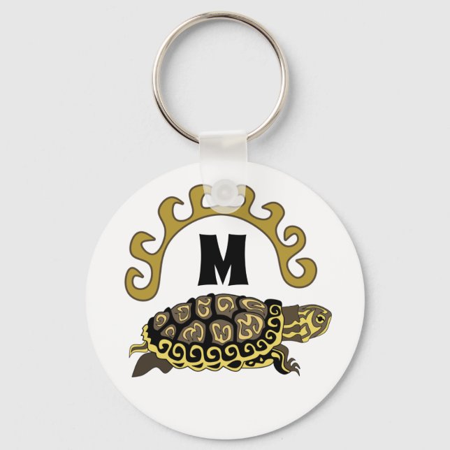 Llavero Monograma de tortuga deslizante de Cumberland colo (Anverso)