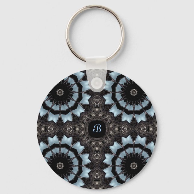 Llavero Monograma del caleidoscopio medieval (Anverso)