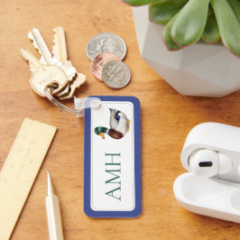 Llavero Monograma del pato malé preppy