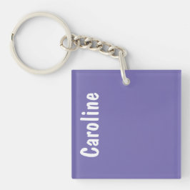 Llavero Monograma elegante de escritura de firma