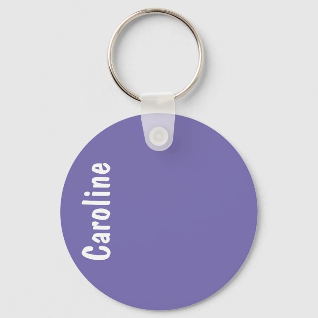 Llavero Monograma elegante de escritura de firma (Anverso)