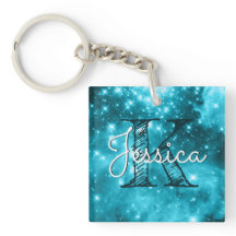 Monograma Estelar Celeste Aqua Teal
