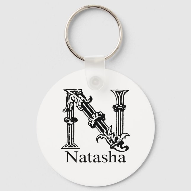 Llavero Monograma falto: Natasha (Anverso)