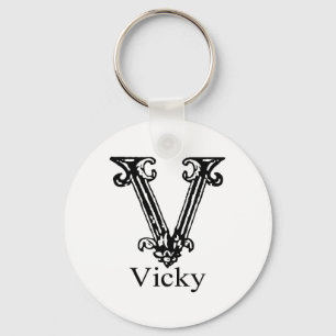 Llavero Monograma Fancy: Vicky