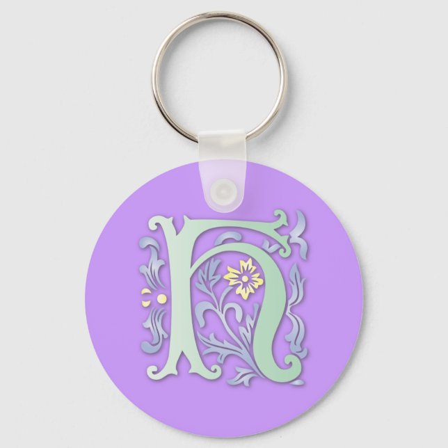 Llavero Monograma Fleur-de-lis H (Anverso)