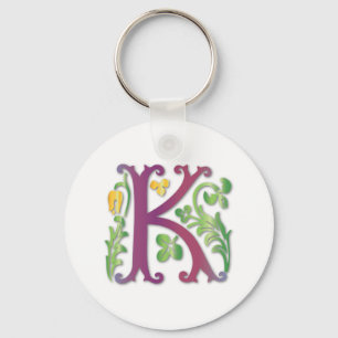 Llavero Monograma Fleur-de-lis K