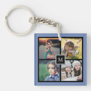 Llavero Monograma fotográfico de personalizado familiar mo
