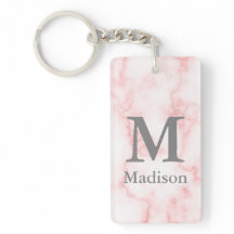 Monograma gris personalizado y nombre en la aparie