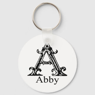 Llavero Monograma ingenioso: Abby