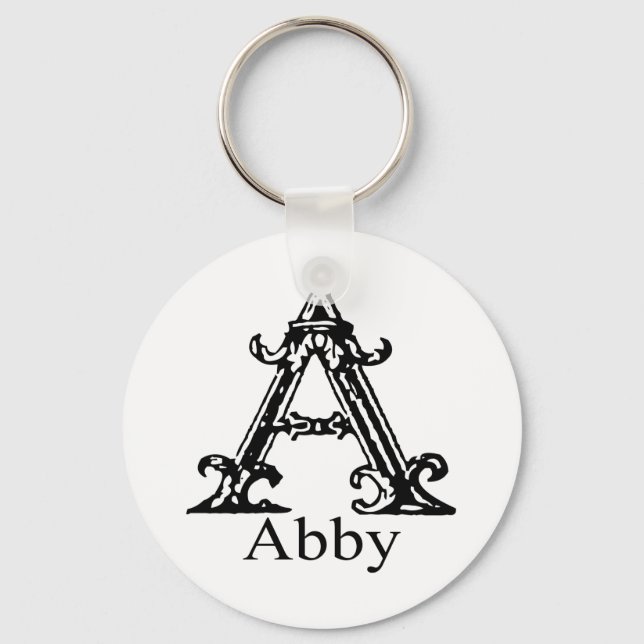 Llavero Monograma ingenioso: Abby (Anverso)