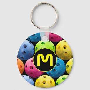 Llavero Monograma Multicolor