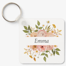 Monograma o nombre floral bohemio-bonito