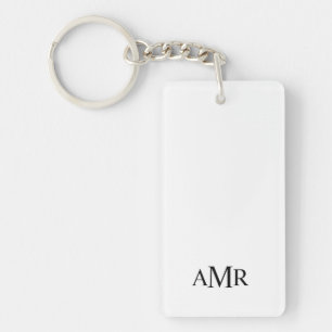 Llavero Monograma Personalizado Clásico