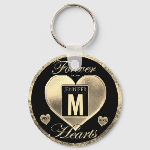 Llavero Monograma personalizado en la cadena de claves de