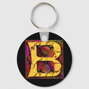 Llavero Monograma: Stainglass B