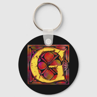 Llavero Monograma: Stainglass G