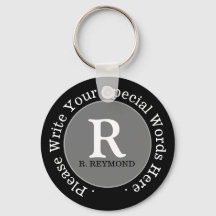 monograma + texto personalizado en promoción agrad