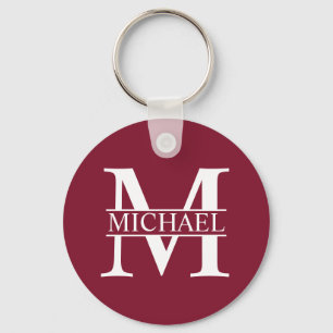 Llavero Monograma y nombre personalizados