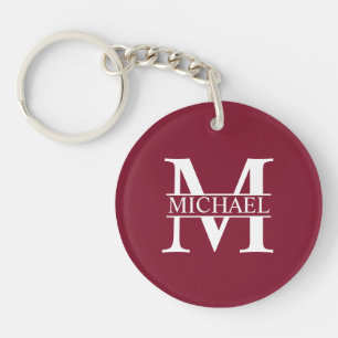 Llavero Monograma y nombre personalizados