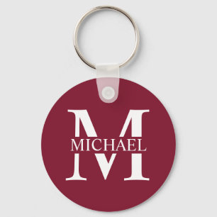 Llavero Monograma y nombre personalizados