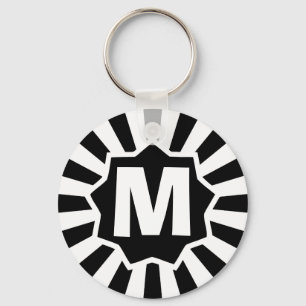 Llavero Monogramado Black Wham Bam