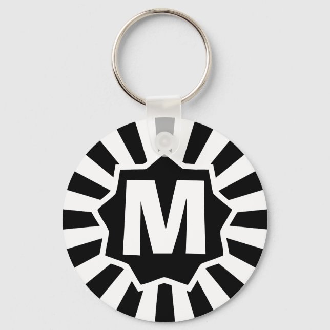 Llavero Monogramado Black Wham Bam (Anverso)