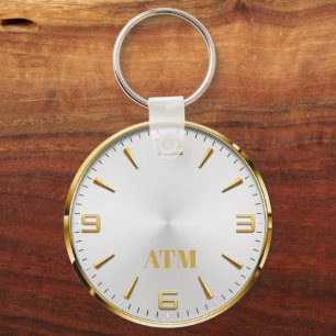 Llavero Monogrammed birthday gift for him and her elegant