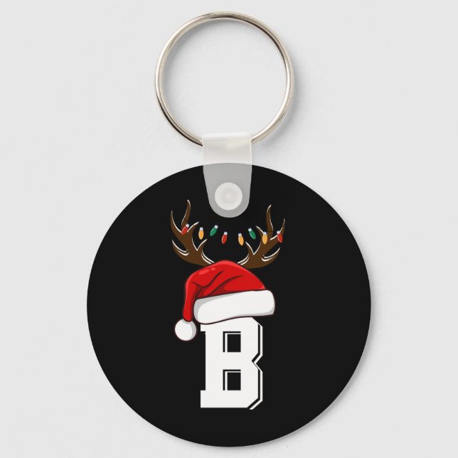 Llavero Monogrammed Family Christmas Matching Outfits T Sh (Anverso)