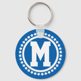 Llavero Monogramo de Blue Super Star