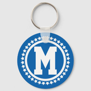 Llavero Monogramo de Blue Super Star
