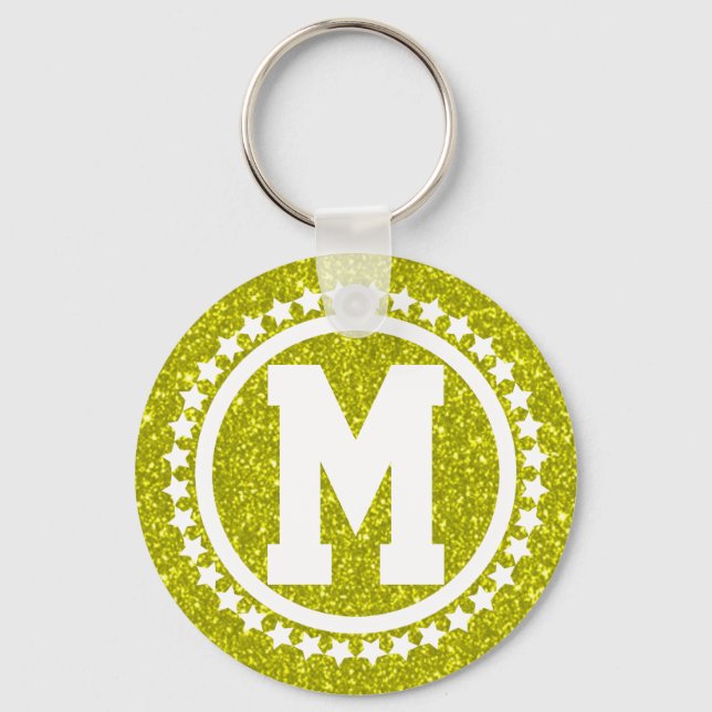 Llavero Monogramo del Golden Glitz Super Star (Anverso)