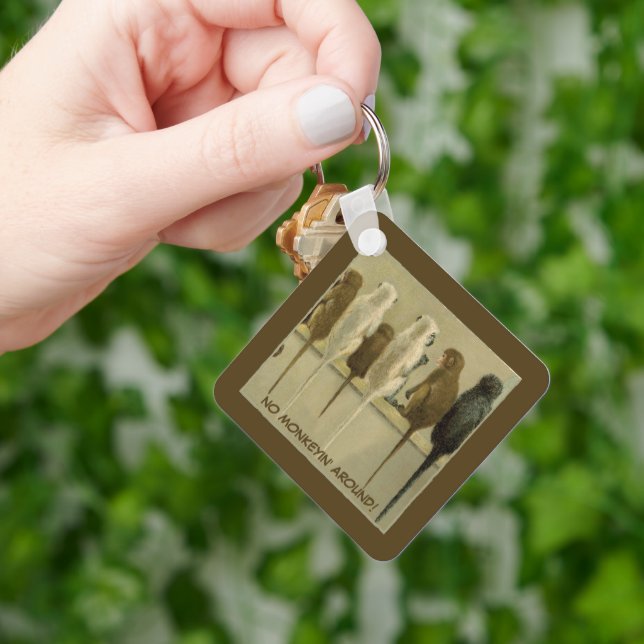 Llavero Monos Cumpleaños Comercial Del Grupo Personalizado (Mano)