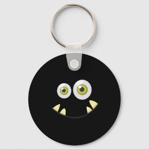 Llavero Monster Face Halloween Disstume Idea Triste