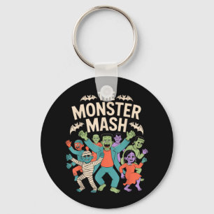 Llavero Monster Mash Halloween Dance Fiesta Cute Retro