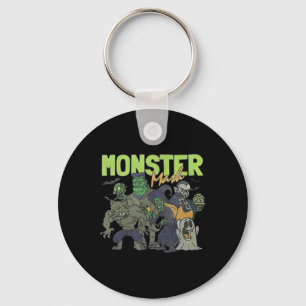 Llavero Monster Mash Vintage Ghost Halloween Funny