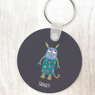 Llavero Monster Sidney Custom Name
