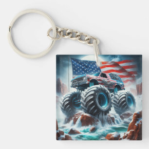 LLAVERO MONSTER TRUCK ACRÍLICO KEYCHAIN