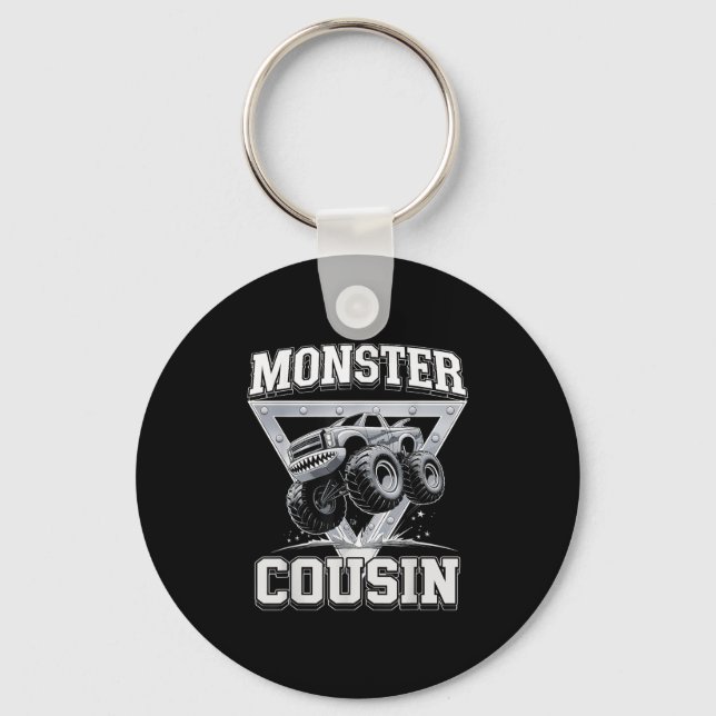Llavero Monster Truck Cousin Fathers Day Monster Truck Are (Anverso)