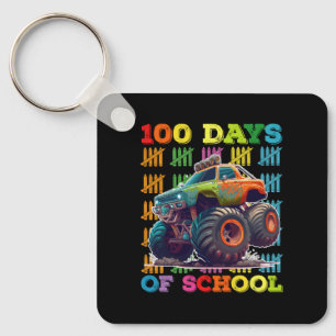Llavero Monstruo de 100 Días de Escuela Camión Maestro Est
