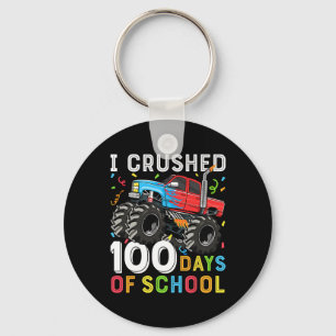 Llavero Monstruo de Camión de 100 Días de Escuela 100º Día