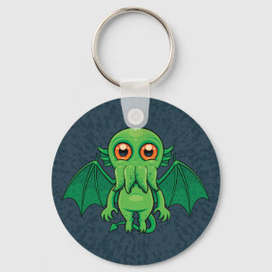 Llavero Monstruo de Cthulhu Verde