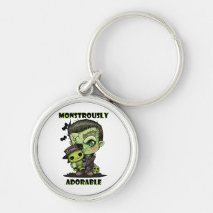 Llavero Monstruo de Frankenstein con plushie