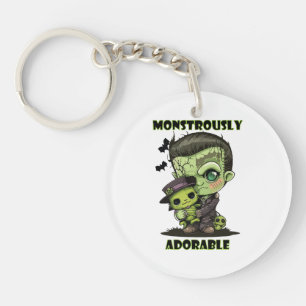 Llavero Monstruo de Frankenstein con plushie