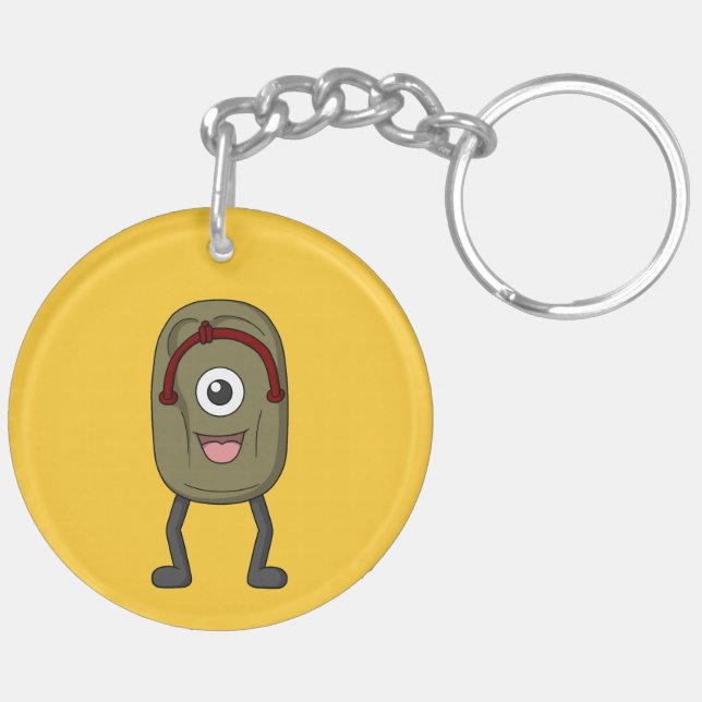 Llavero Monstruo de sandalias japonés Bake-zori (Izquierda Bajo)