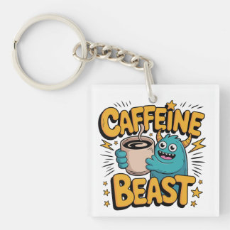 Llavero Monstruo del café