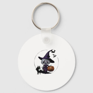 Llavero Monstruo En Pegatina De Halloween
