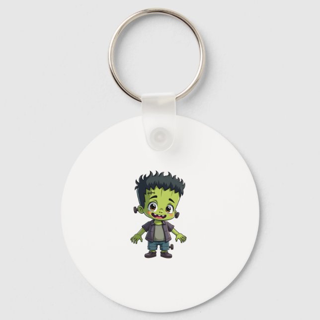 Llavero Monstruo � Frankenstein � Personalizado de Hallowe (Anverso)