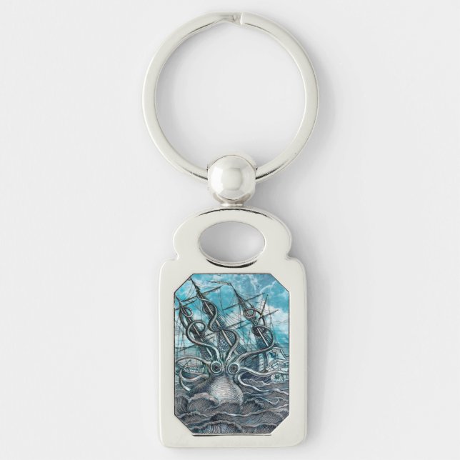 Llavero Monstruo marino Octopus Blue Sea (Anverso)
