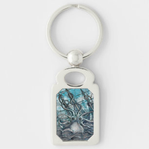 Llavero Monstruo marino Octopus Blue Sea