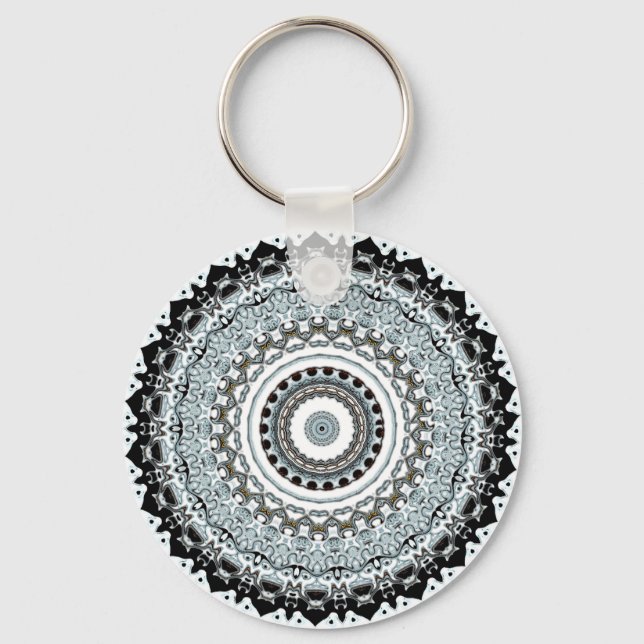 Llavero Monstruos mandala 2 (Anverso)